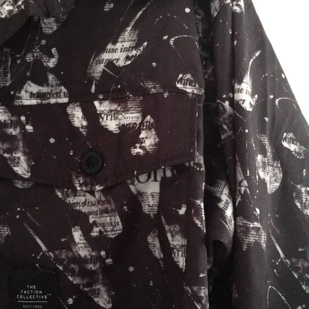 FACTION collection elemental mens windbreaker SIZE LARGE - Picture 6 of 9